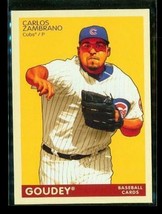 2009 Upper Deck Goudey Baseball Trading Card #42 Carlos Zambrano Chicago Cubs - £7.76 GBP