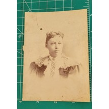 Antique Victorian Photo Pretty Lady Ella Eefreth Smith at Barrington - £10.98 GBP