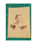 Antique Victorian Photo Pretty Lady Ella Eefreth Smith at Barrington - £11.02 GBP