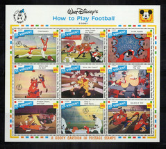 St. Vincent 1792J MNH Disney How to Play Football Goofy Cartoons ZAYIX 0624L0015 - £4.78 GBP