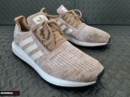 Adidas Activewear Running Shoes Men Size 13 PRB 698001 Tan White Beige 3... - £54.75 GBP