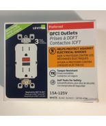1 Pack (3) GFCI Outlets ~ Tamper Resistant ~ White ~ Slim Design - $41.81