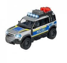 Land Rover Defender Diecast Polizeifahrzeug mit Geräuschen und Licht –... - £30.73 GBP