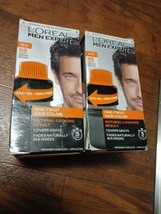 2 Pack L&#39;Oreal Paris Men Expert Permanent Hair Color 5 Light Medium Brown New  - £7.92 GBP