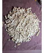 LEGO Brand Bulk Lot 2 Pounds Of White Legos Sorted  - $14.85