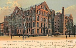 BROOKLYN NY~ADELPHI INSTITUTE~1907 PSMK ROTOGRAPH TINTED PHOTO POSTCARD - £6.81 GBP
