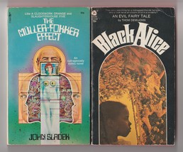 John Sladek The Muller-Fokker Effect &amp; Black Alice 1970s 1st pbs - £15.72 GBP
