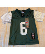 NEW WITH TAGS New York Jets Jersey Toddler 2T Mark Sanchez #6 Green Jers... - £10.44 GBP