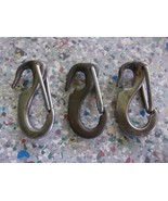 1-7/8&quot; Marine One Hand Snap Hank, Jib Hank Sail Snap Hook  used, lot of 3 - $20.79