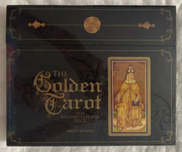 The Golden Tarot The Visconti-Sforza Deck Kit By Mary Packard Brand New ... - £23.65 GBP