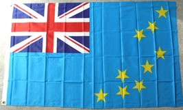 TUVALU INTERNATIONAL COUNTRY  POLYESTER FLAG 3 X 5 FEET - £6.34 GBP