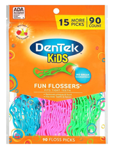 Kids Fun Flossers, Wild Fruit, 90 Count - £11.77 GBP