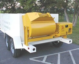 NEW  12 cubic foot Mortar/Cement Mixer from Curb King, 13 hp honda, Hydr... - $152,092.92 MXN
