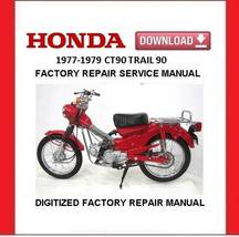 HONDA CT90 TRAIL90 1977-79 Factory Service Repair Manual - $25.00