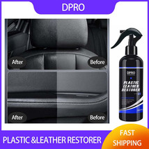 Dpro Car Plastic Restore Leather Polish Black Plastic Renewer Trim Wax N... - £10.58 GBP+
