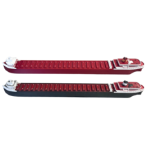 2-Pack SS Edmund Fitzgerald &amp; SS William Clay Ford Model Ship 12&quot; Titani... - $933.52 MXN