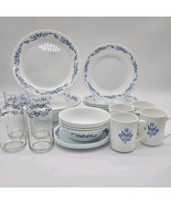NEW Corelle Cornflower 24-Pc Dinnerware Set Vintage 1990&#39;s - $6,498.73 MXN