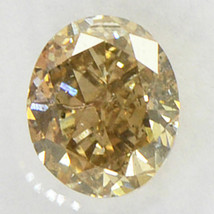 Oval Shape Diamond Fancy Brown Loose 1.10 Carat Polished SI2 IGI Certificate - £1,168.36 GBP