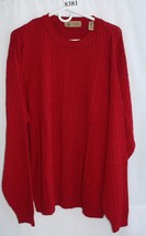 Lord &amp; Taylor Red 100% Cotton Sweater Size Xl #8381 - £10.60 GBP