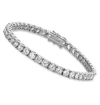 Tennis Bracelet,18K Women s Bracelet CZ Bracelets with - £123.16 GBP