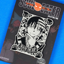 Soul Eater Death the Kid Silver Emblem Enamel Pin Badge Anime Manga Figure - £11.76 GBP