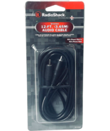 Audio Cable RCA Male to Male AUX .G163 RadioShack 42-2368 Shielded 12 Ft... - $7.32 CAD