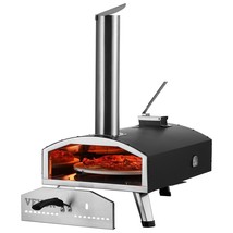 VEVOR 12" Outdoor Pizza Oven Portable Wood Pellet Pizza Oven Camping w/ Rotation - $3,894.79 MXN