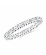 ANGARA Channel-Set Baguette Diamond Full Eternity Wedding Ring in 14K So... - £2,179.08 GBP
