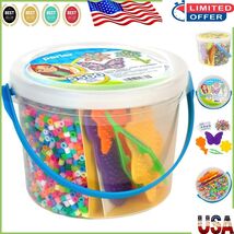 5500 Multicolor Beads for Creative Kids: Flower, Butterfly &amp; Daisy Pegbo... - $490.10 MXN