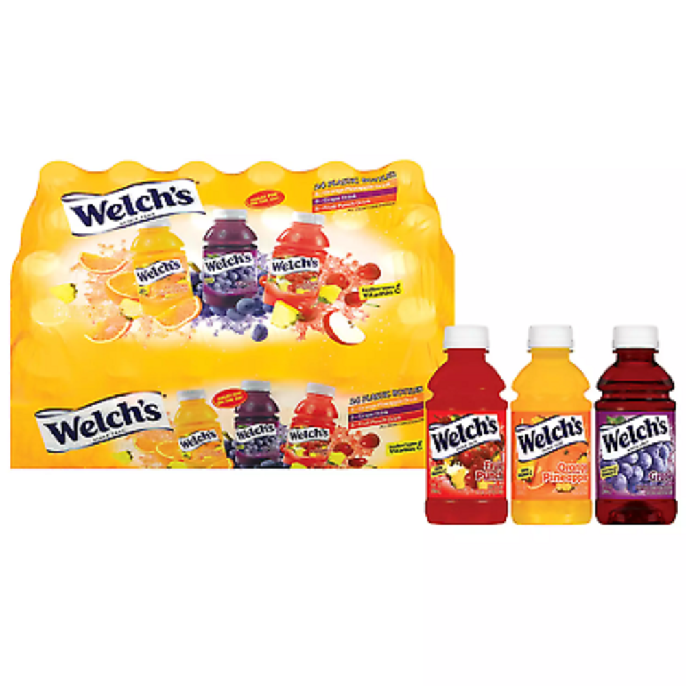 Welch's Variety Pack (10oz / 24pk) Juices 24 Bottles -10 oz NO SHIP TO CA - $21.77