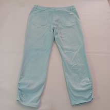 White House Black Market Crop Jeans Women’s Size 10P The Skinny Green Stretch image 15