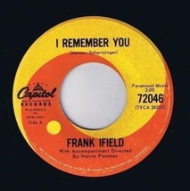 Frank Ifield I Remember You 45 rpm I Listen To My Heart - £3.87 GBP