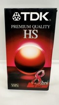 TDK PREMIUM QUALITY HS T-160 8 HRS VHS NTSC NEW SEALED 020356305406 - $9.85