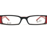 Ray-Ban Eyeglasses Frames RB5099 2251 Black Red Rectangular Full Rim 50-... - £52.13 GBP