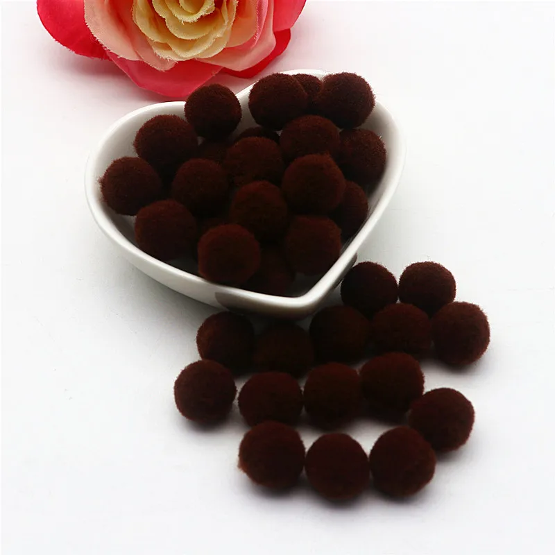 15g Fluffy Soft Pompom 8 Mm 10 15 20 25 30 Plush DIY Home -30mm 15g 17 - $2.69 CAD