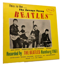 The Beatles Savage Young BM 69 Rare Hamburg 1961 Vintage 60s Yellow Vinyl LP - $155.93