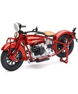 1930 Indian 4 Motorcycle - Red - 1/12 Scale Model by NewRay - $491.60 MXN