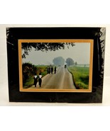 Amish Folk Walking on Road, Matted Photography Print, Wade Wilcox, Vinta... - $33.92 CAD