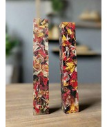Pen Blanks: Recycled Maryland Flag Inspired Resin Ribbons Cast in Clear ... - $35.62 CAD