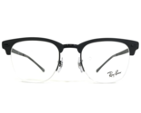 Ray-Ban Eyeglasses Frames RB3716-V-M 2904 Black Square Half Rim 50-22-145 - £109.42 GBP