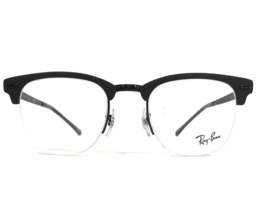 Ray-Ban Eyeglasses Frames RB3716-V-M 2904 Black Square Half Rim 50-22-145 - £106.63 GBP