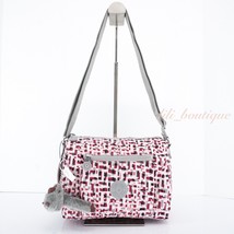 NWT Kipling HB6557 Wes Crossbody Shoulder Bag Purse Nylon Glamorous Tiles Multi - £48.07 GBP