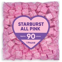 Starburst All Pink Chewy Candy Variety Pack Valentines Candy - 1 Pound Approx 90 - £21.01 GBP