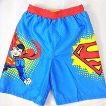Superman Boys Toddler Swim Shorts Trunks Blue Size 4T - £7.80 GBP