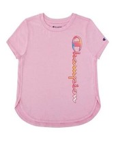 NWOTs Girls Pink Ombre Champion Logo Short Sleeve Casual Summer T-Shirt ... - $9.90