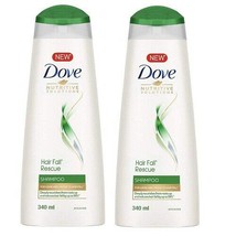 Dove Hair Fall Rescue Shampoo, 340ml X 2PACK (FREE SHIPPING) - £34.42 GBP