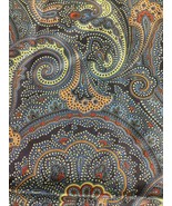 Lanvin Paris Blue Paisley 100% Silk Men’s Pocket Square - $47.37 CAD
