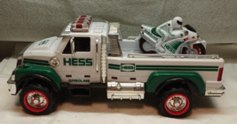 2011 Hess Express Gasoline Toy Truck and 2004 Motorcycle 4.25&quot; Collectible - £11.48 GBP
