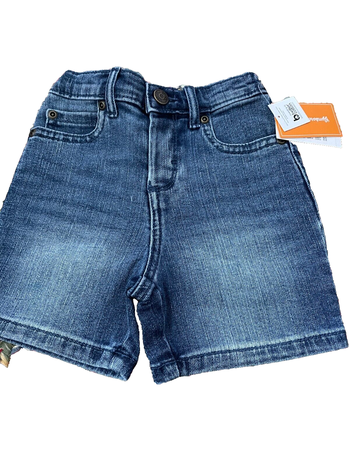 Primary image for Boy Gymboree Medium Wash, Stretch Demin Shorts Size 18-24 Months NWT