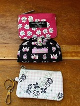 Lot of 3 Small Pink Marimekko for Clinique Black w Pink &amp; White Elephants Vera B - £8.70 GBP